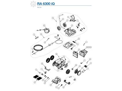 Zodiac RA6300iQ,RA6500iQ,RA6700iQ - náhradné diely
